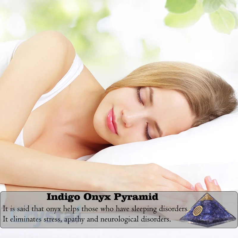 Indigo Onyx Orgonite Pyramid Benefits